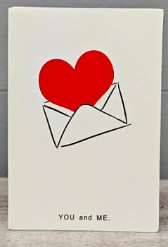 Открытка Люблю LOVE №14